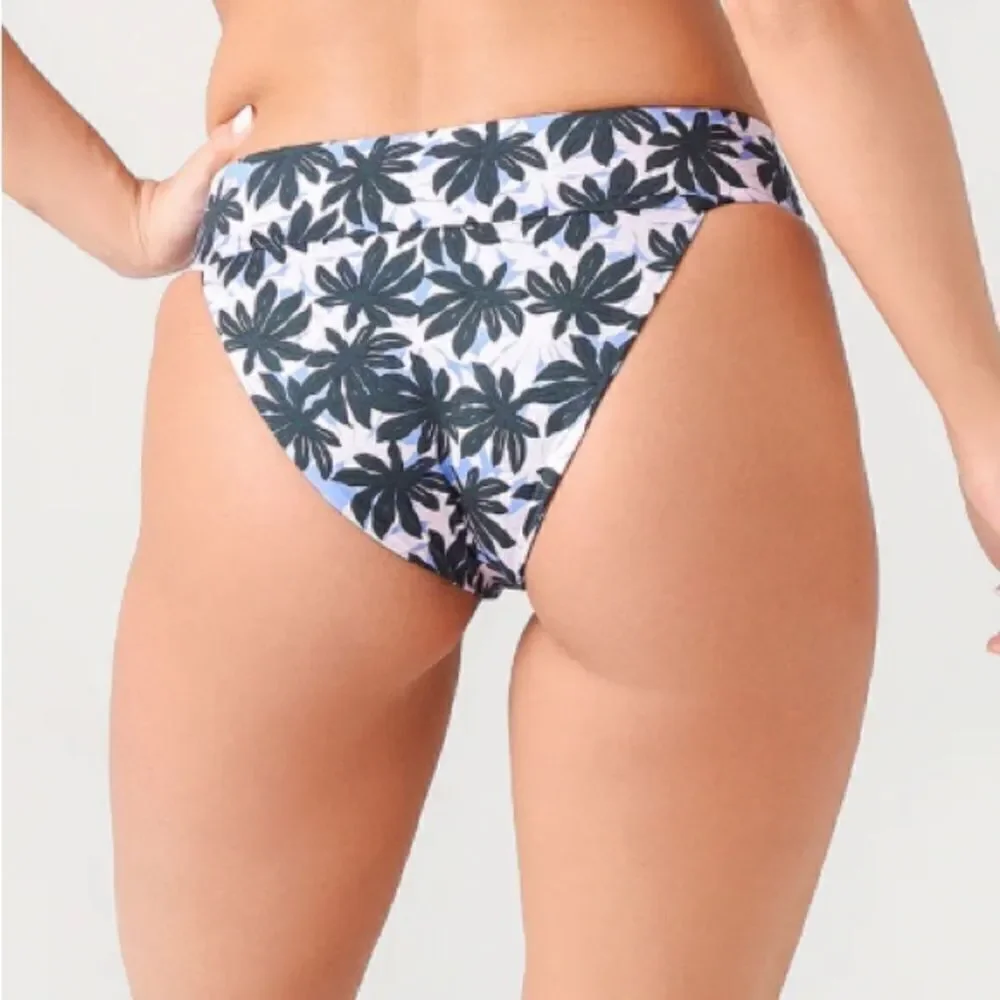 NEW Alexandra Miro Bikini Lola Top Tanga Bottom Palm Pink Blue Small - Picture 5 of 11